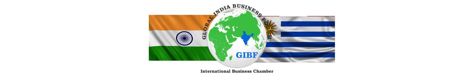 India  Uruguay Business and Cultural Council and GIBF logo 